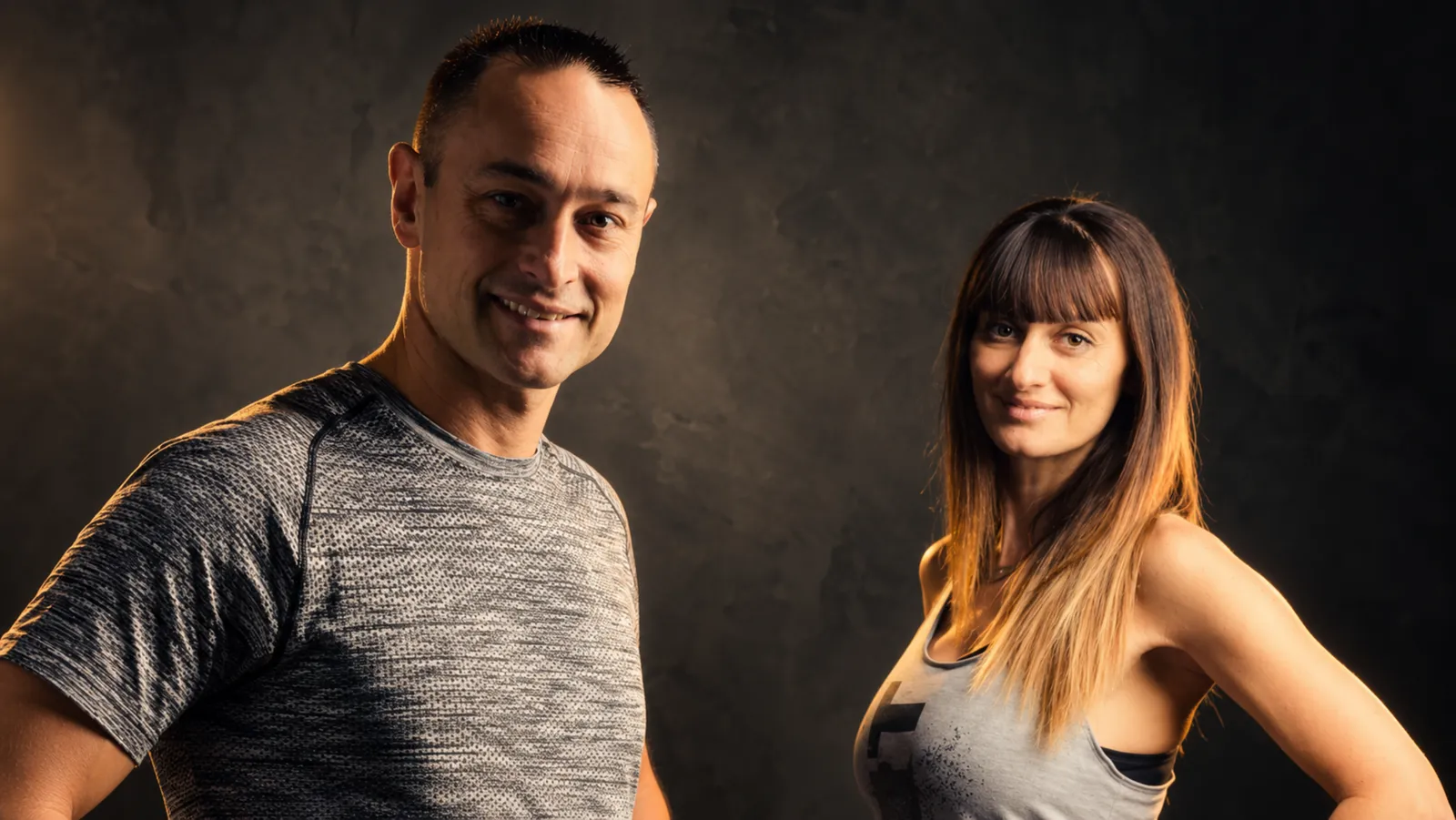 Manu et Audrey, les deux coachs du centre Platinium Training à Toulon